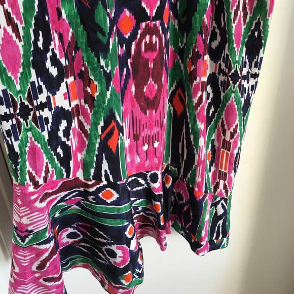 NWT Saloni silk cocktail dress M 10 - Picture 15 of 16
